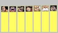 Left to right, positions from 21st to 15th (Image via Shueisha)